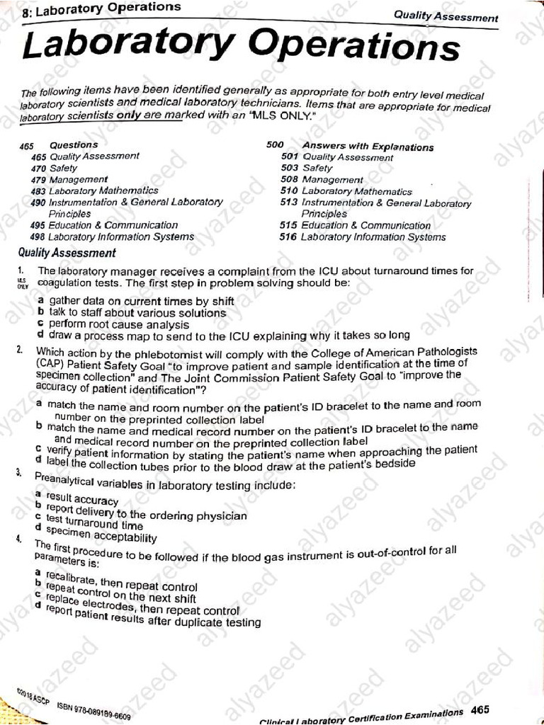 BOC - QA Review Questions With Answers | PDF