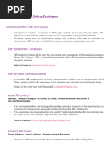 Sample F&F Settlement Letter Template | PDF | Employment | Salary