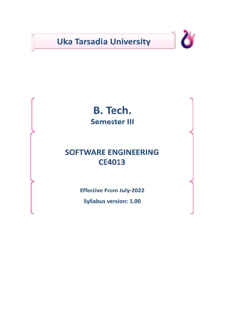Software Engineering Course Overview | PDF | Engineering | Web Application