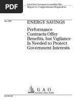 Gao-05-340 Usa Esco Situation