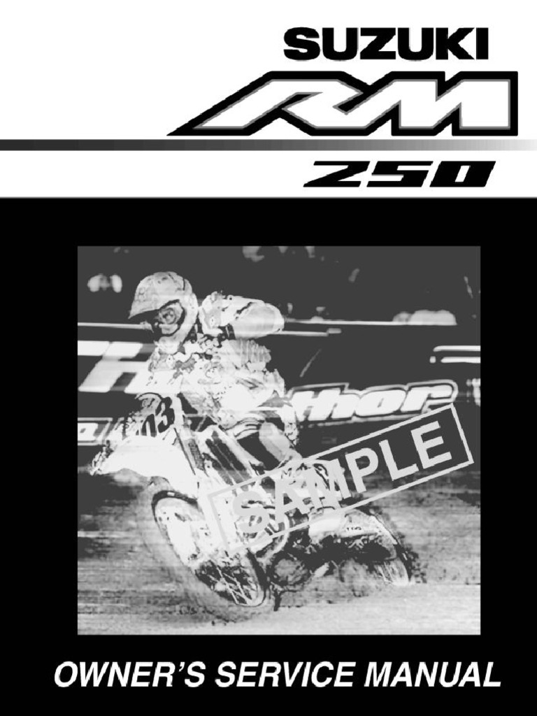 2016 RMZ 250 SERVICE MANUAL PDF visual data 2