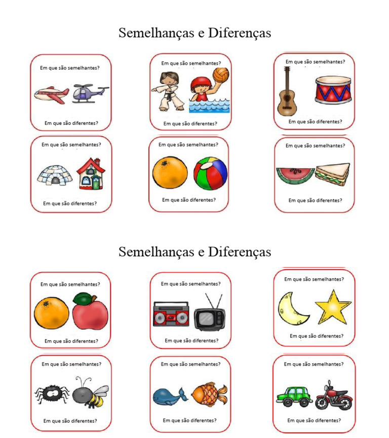 Análise de Semelhanças e Diferenças | PDF | Autoajuda