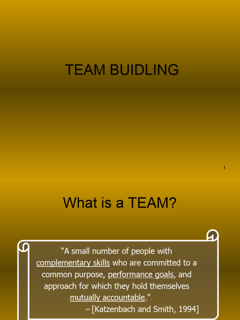 Team Bilding Revised | PDF | Leadership | Communication
