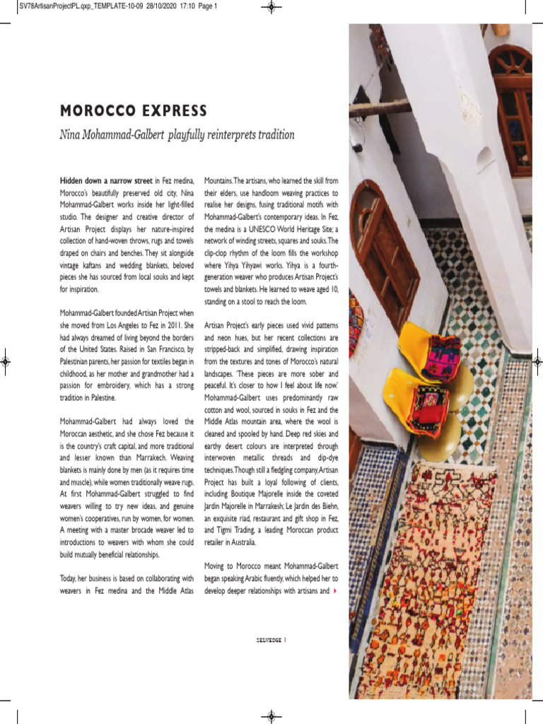 SV78 Artisan Project PL | PDF | Weaving | Carpet