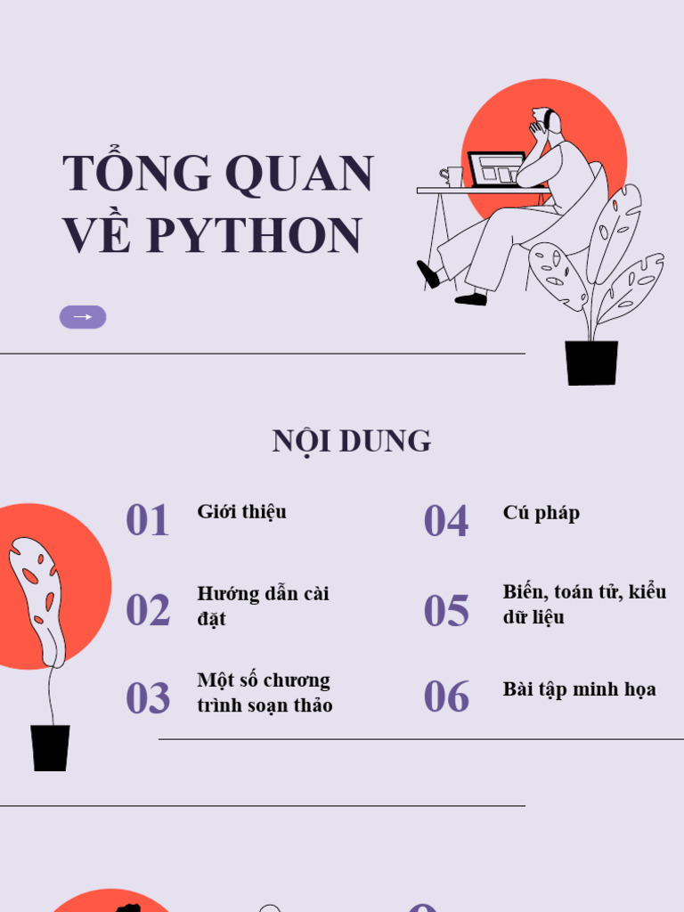 Tổng Quan Về Python - Nhom1 | PDF