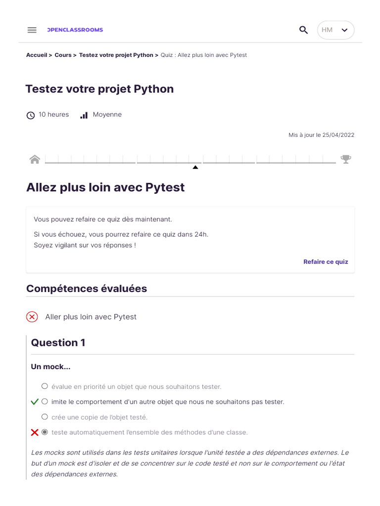 Formation avancée sur Pytest | PDF | Python (Langage de programmation ...