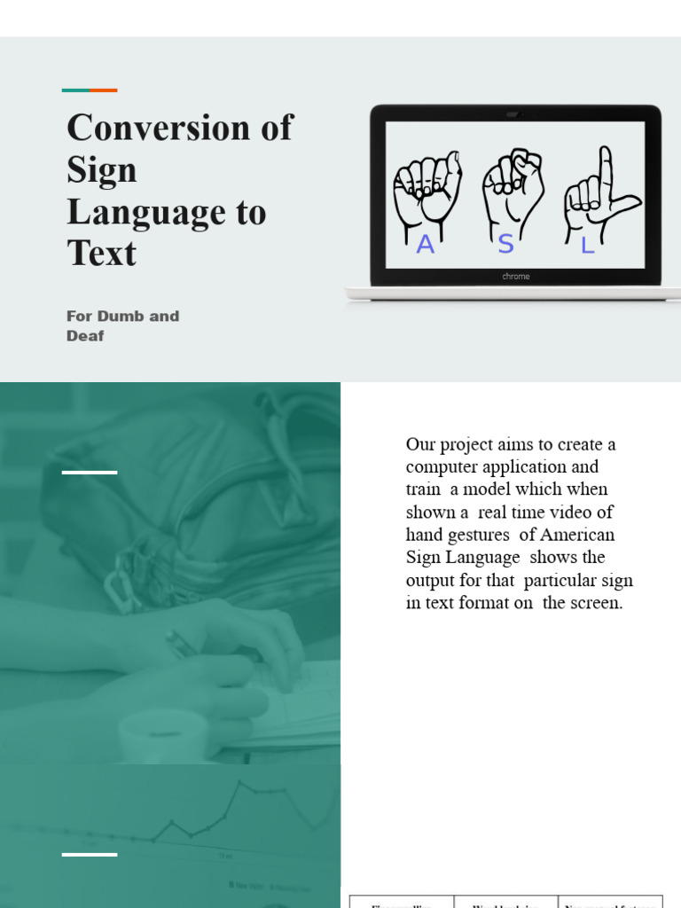Project presentation sign language to text conversion pdf