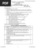 CBSE Class 10 AI Syllabus 2025-26 | PDF | Artificial Intelligence ...
