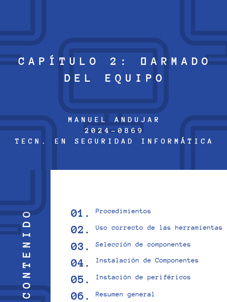 2024-0869 PPT Cap #2 | PDF | Disco duro | Fuente de alimentación