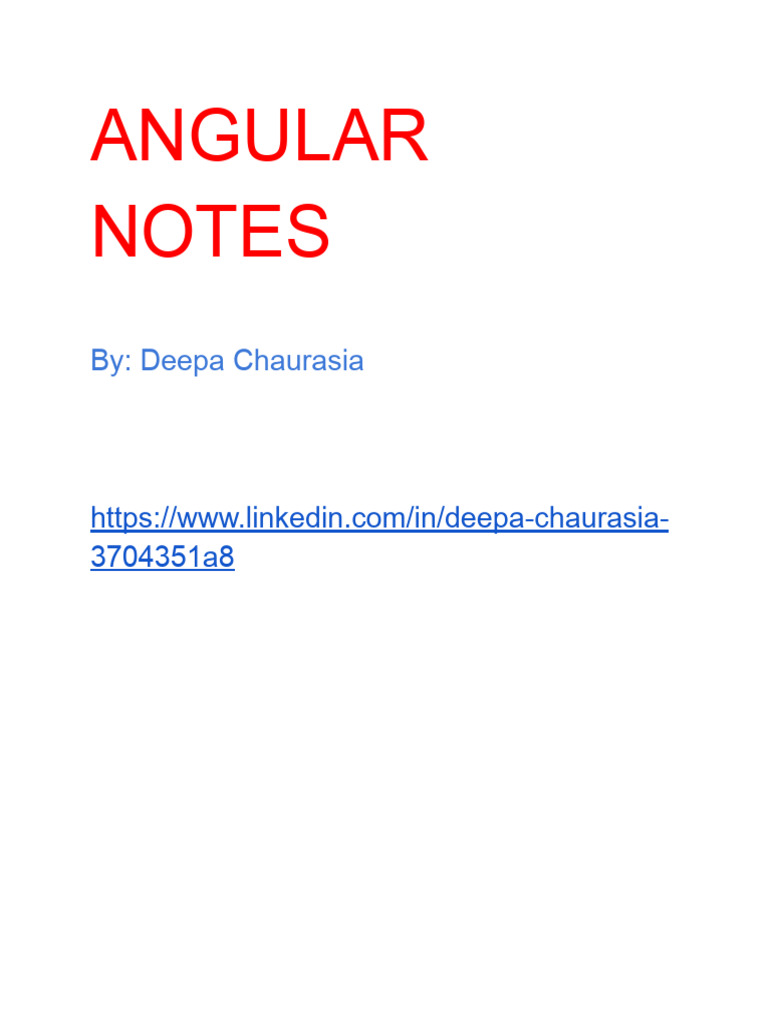 Angular Complete | PDF