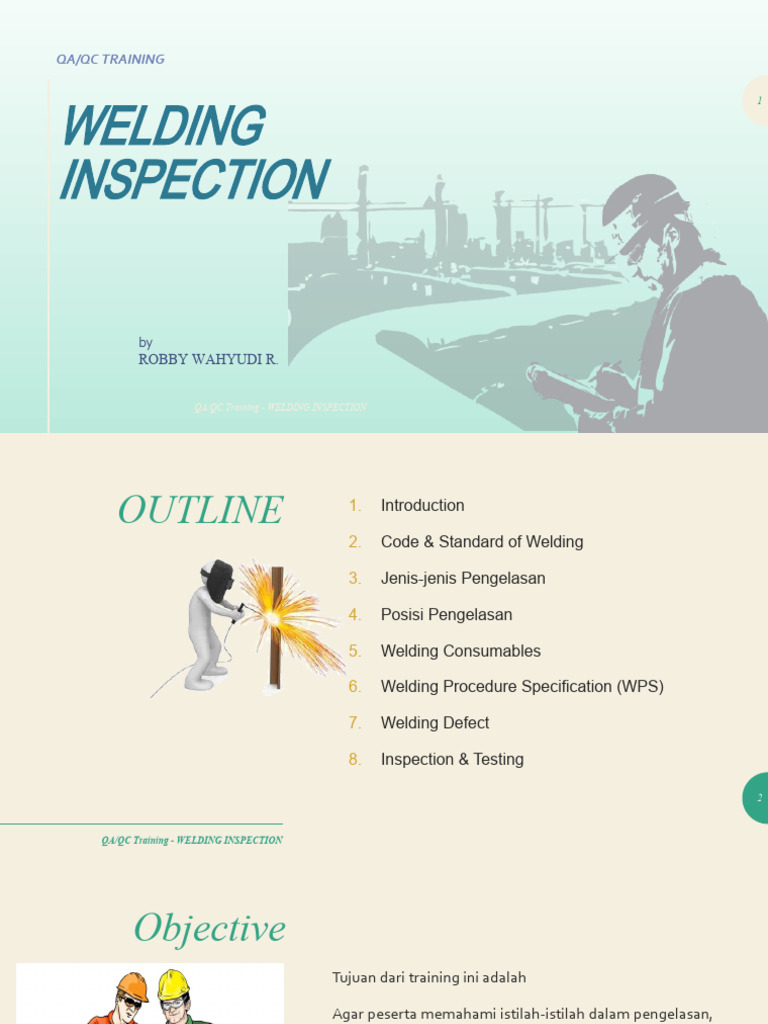 Pelatihan Inspeksi Pengelasan QA/QC | PDF