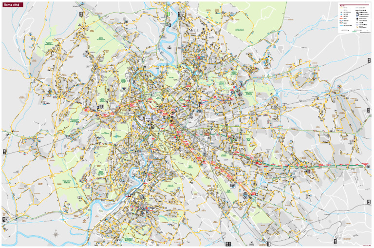 Mappa Roma Città | PDF