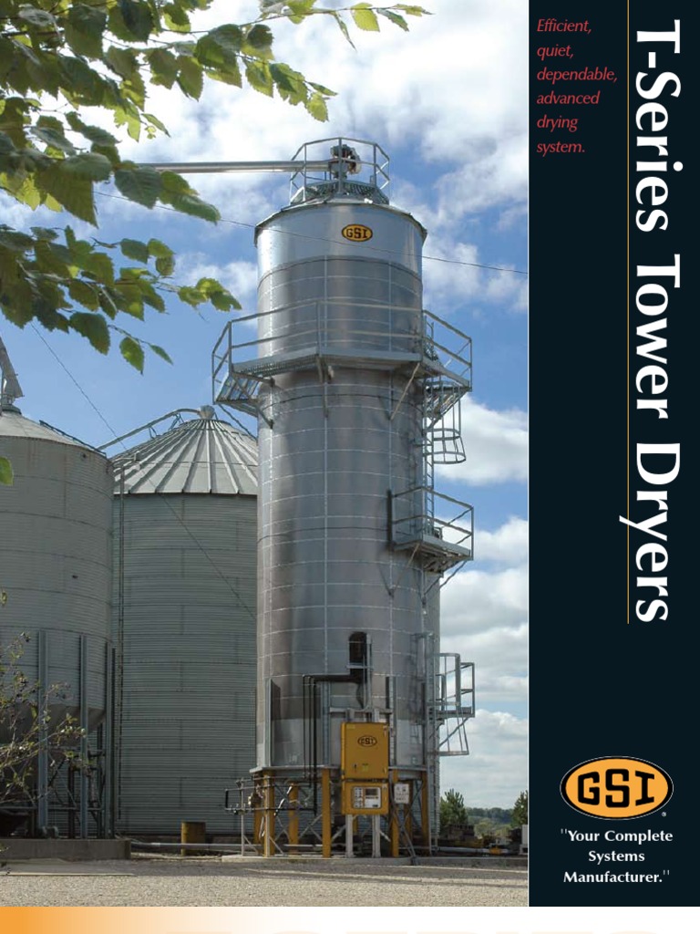 GSI TSeries Tower Dryers PDF Clothes Dryer Machines