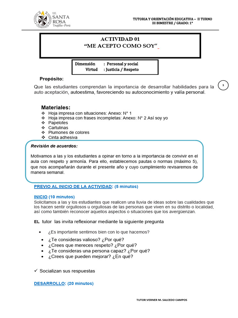 Me Acepto Coomo Soy | PDF | Autoestima | Psicología Social