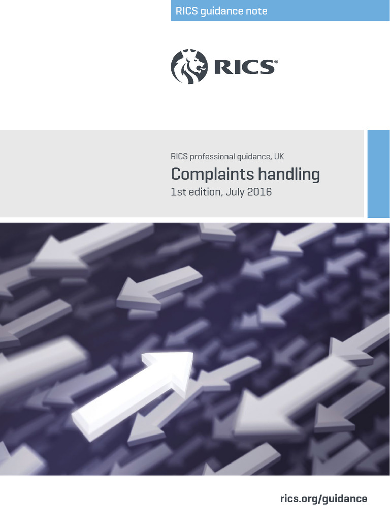 complaints-handling-1st-edition-rics-pdf-real-estate-appraisal