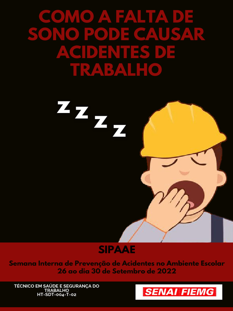 Como A Falta de Sono Pode Causar Acidentes de Trabalho | PDF | Dormir ...