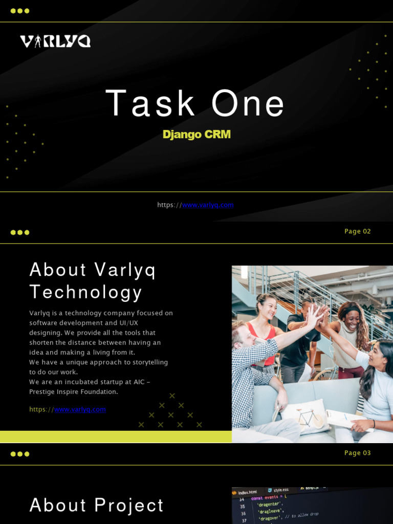 Web Development Task 1 | PDF | Login | Customer Relationship Management