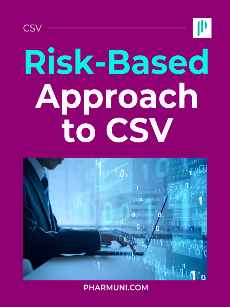 Risk based approach to csv pdf