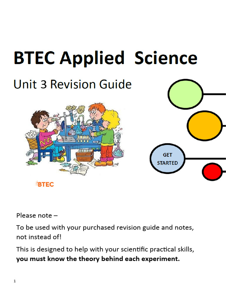 Unit-3-Revision-guide For Science | PDF | Chi Squared Test | Standard ...