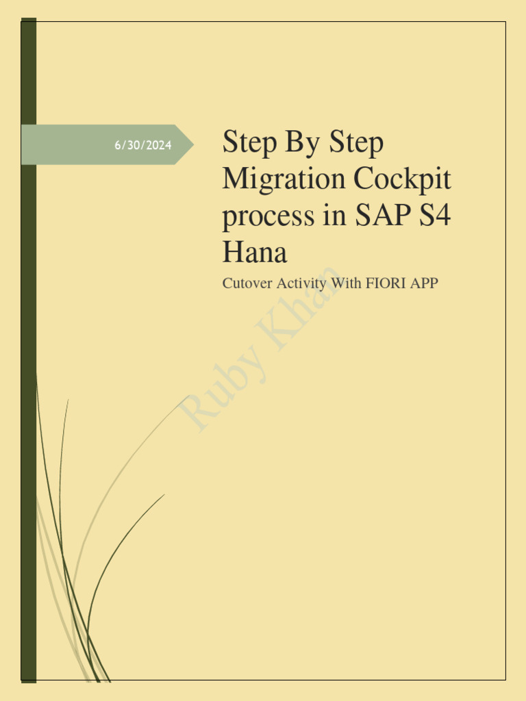 Migrate Your Data Process in S4Hana 1719835060 | PDF | Databases ...