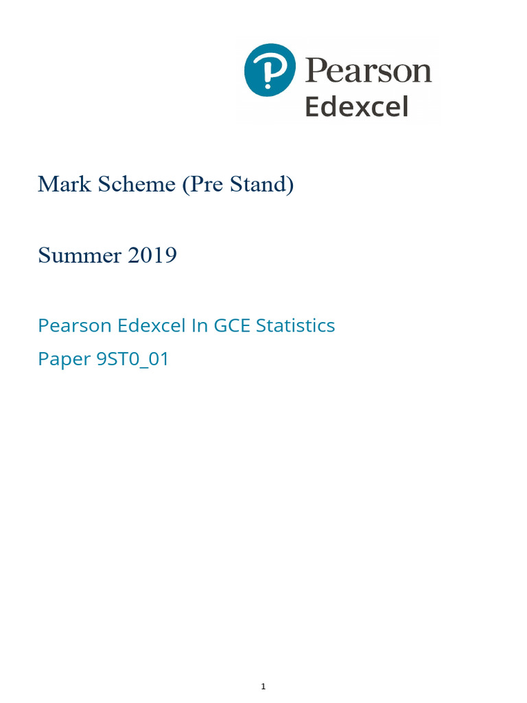 02b a level statistics paper 1 data and probability june 2019 mark