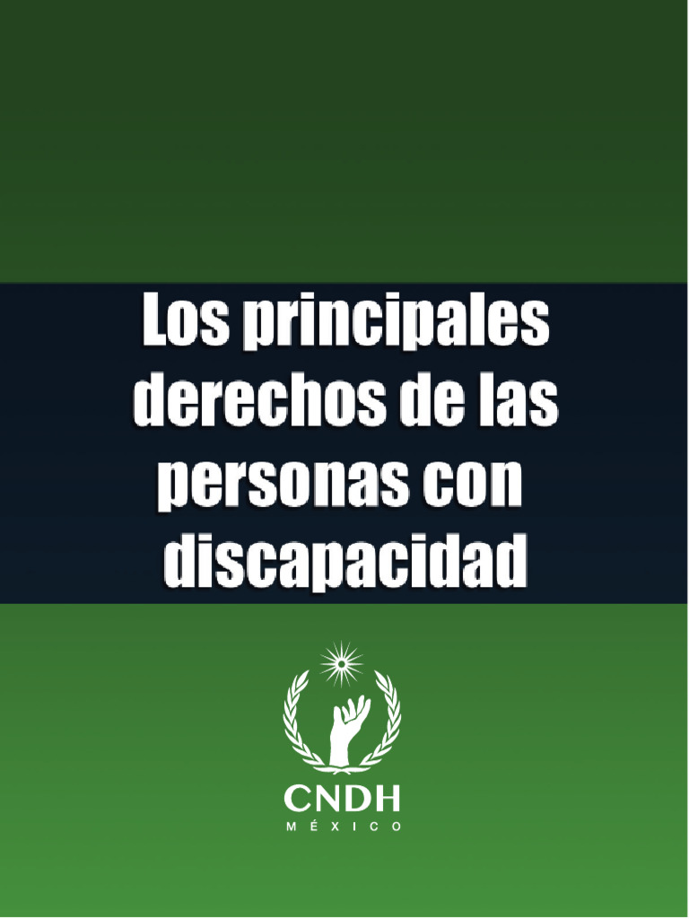 Derechos de las Personas con Discapacidad | PDF | Invalidez | Accesibilidad