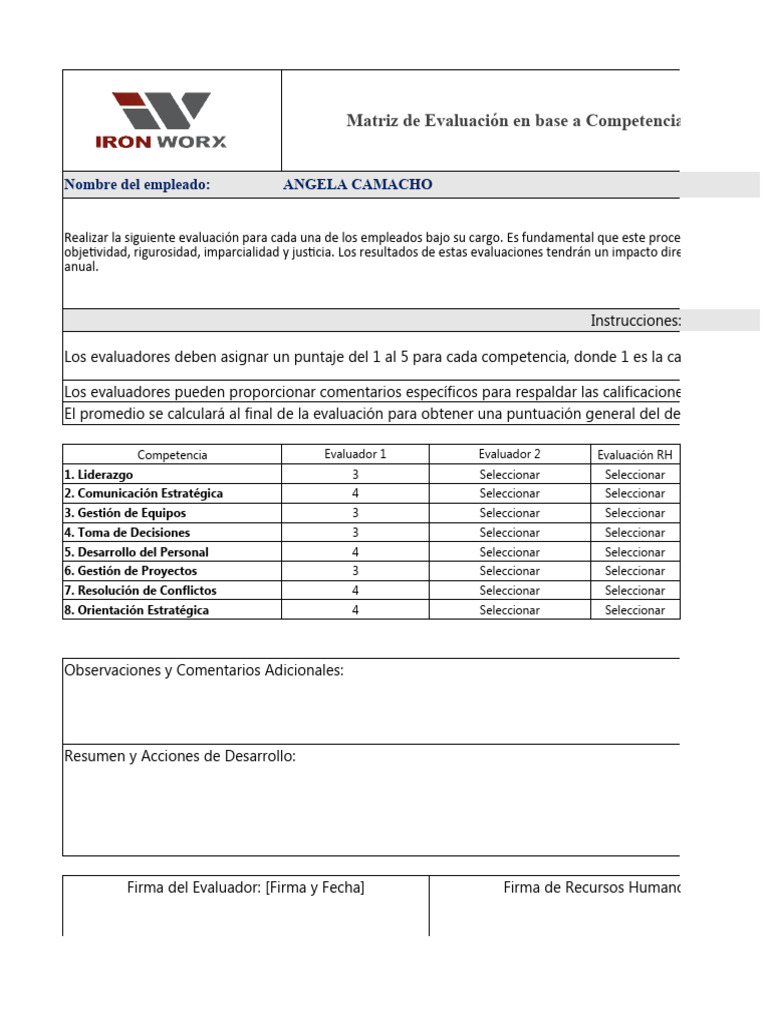 Evaluación de Competencias Laborales | PDF | Evaluación | Planificación