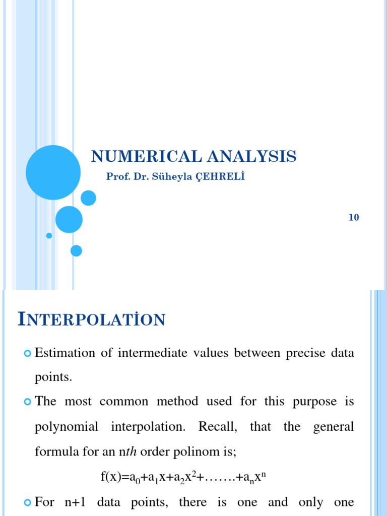 Na 10 | PDF | Finite Difference | Interpolation