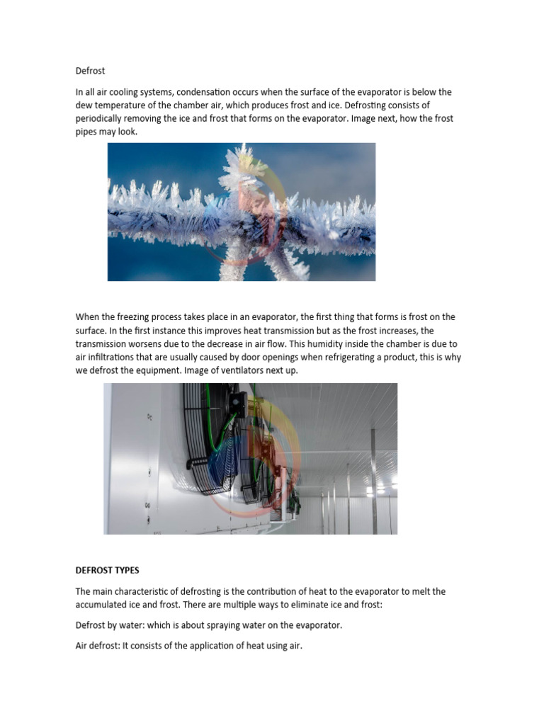 Defrosting | PDF | Frost | Ice