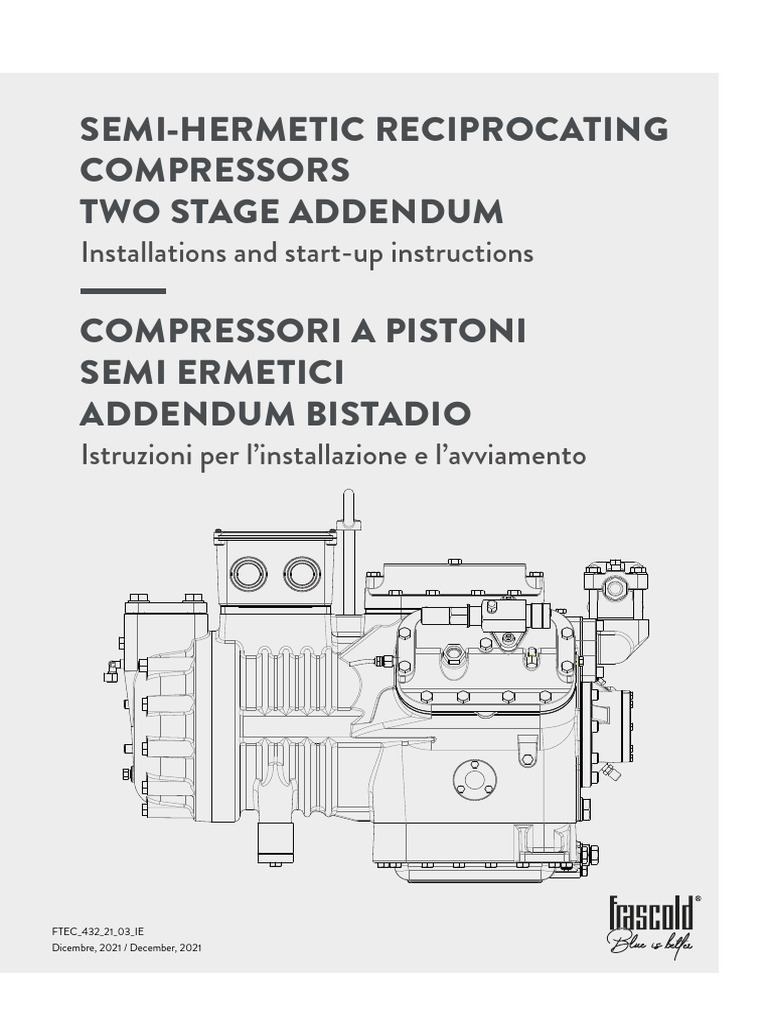 Technical Documentation Installation Manual Two-Stage Eng | PDF
