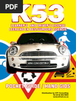 K53 Learner's Licence Practice Test | PDF