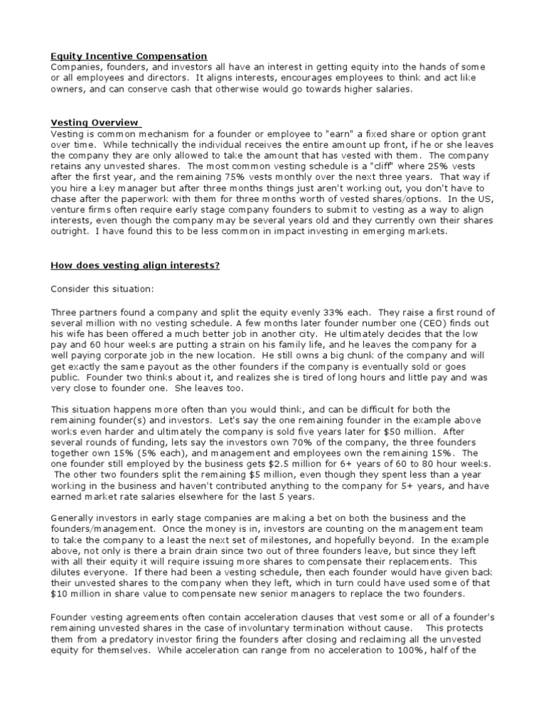 Vesting proses karier profesional