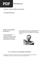 Piramide de Maslow