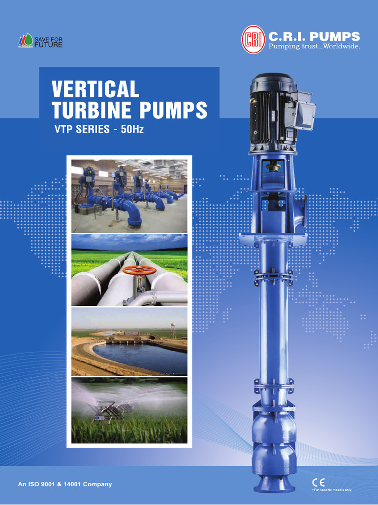Vertical Turbine Pumps VTP Series Guide | PDF | Bearing (Mechanical) | Pump