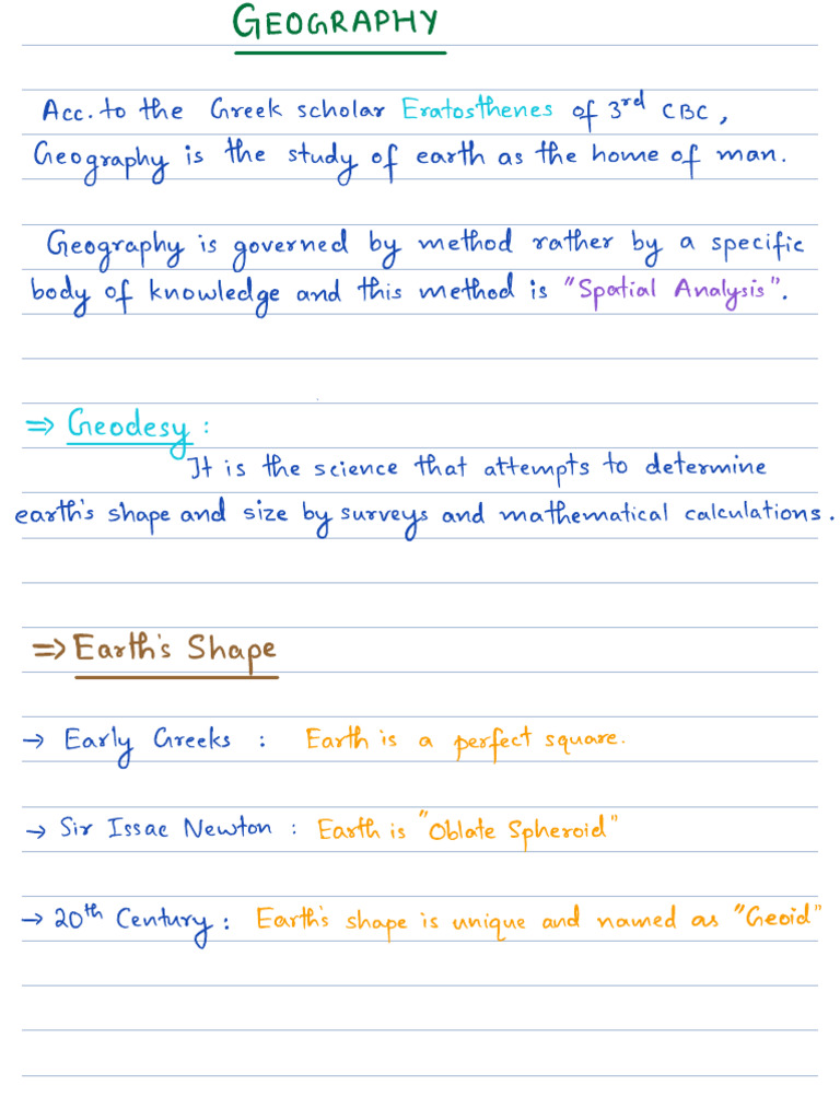 Geography Basics by SK Manocha | PDF