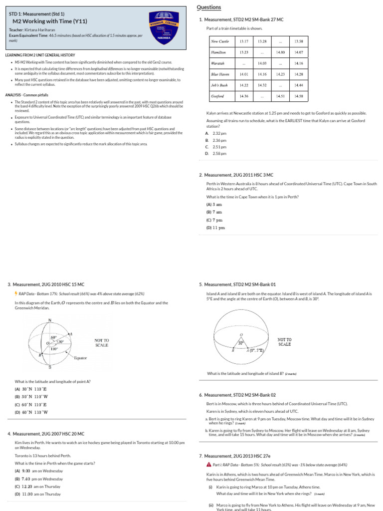 Working with time pdf longitude latitude