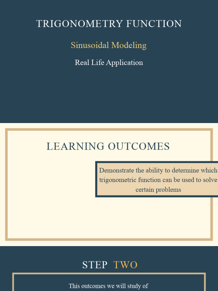 Sinusoidal Modeling | PDF | Sine Wave | Trigonometry