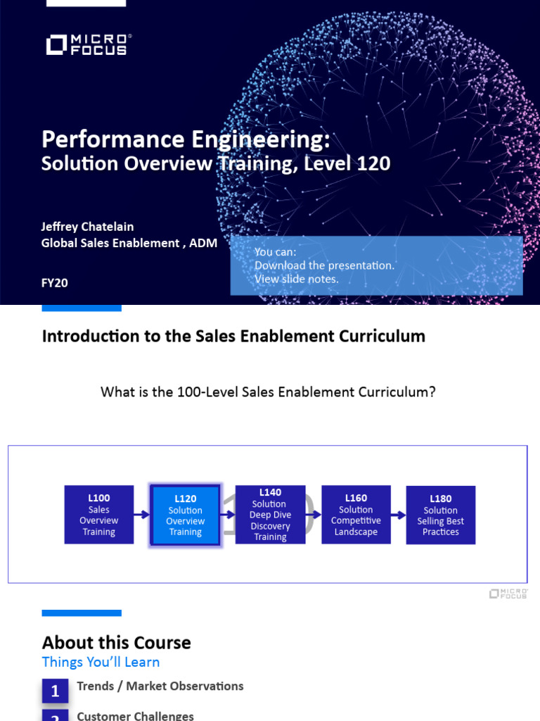 Performance Engineering Training Overview | PDF | Analytics | Automation