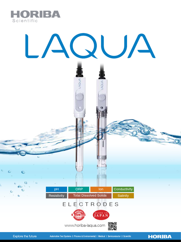 HORIBA pH Electrode Selection Guide | PDF | Ph | Water