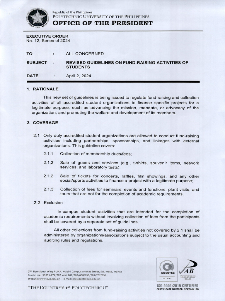 Deped Order No.12 Series 2015