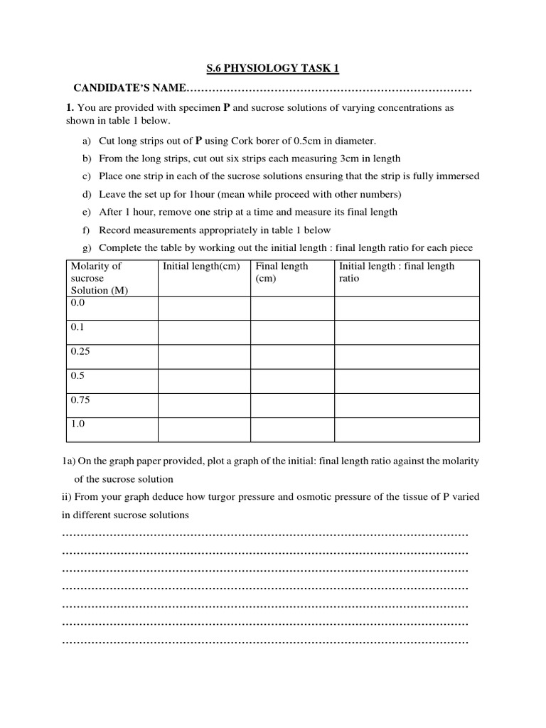 s.6 Practice Item On Physiolgy - 094331 | PDF | Teaching Methods ...