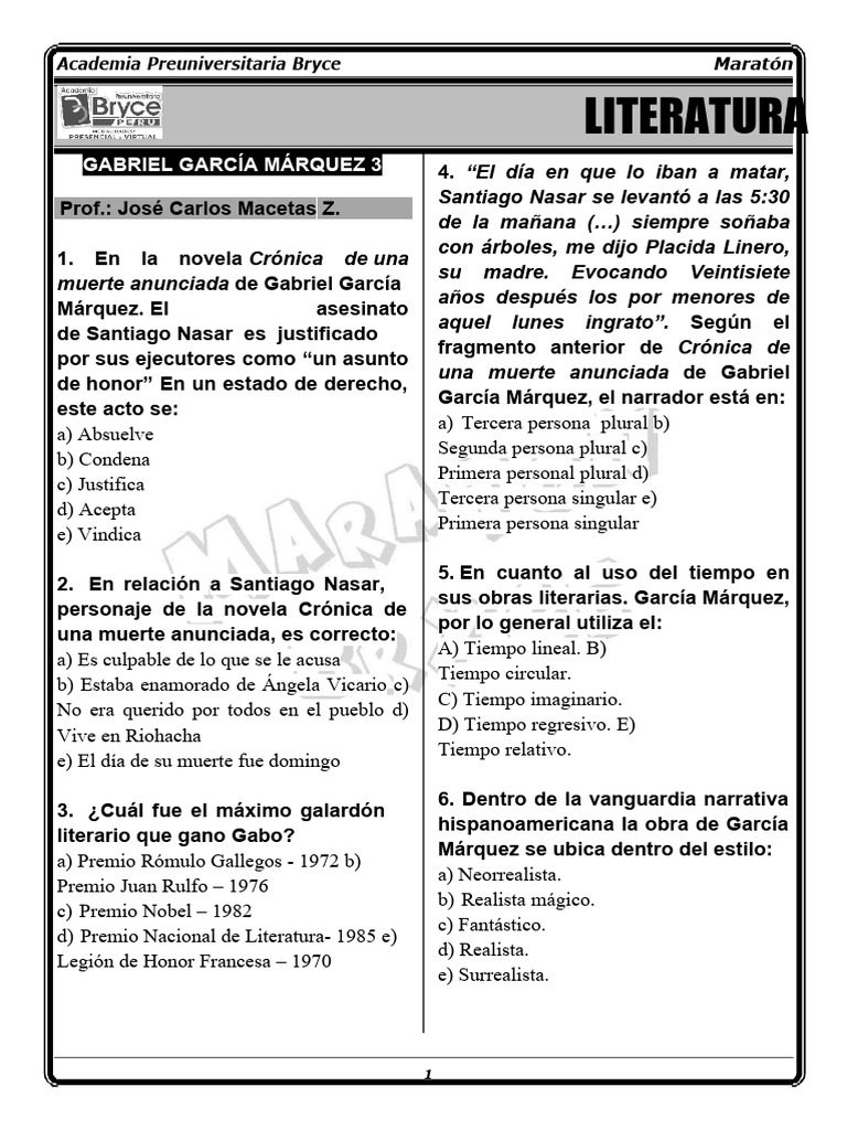 Maraton Letras 8 Marzo 15 | PDF | Inflación | Inteligencia