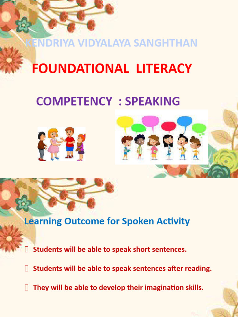 Competency Speaking | PDF