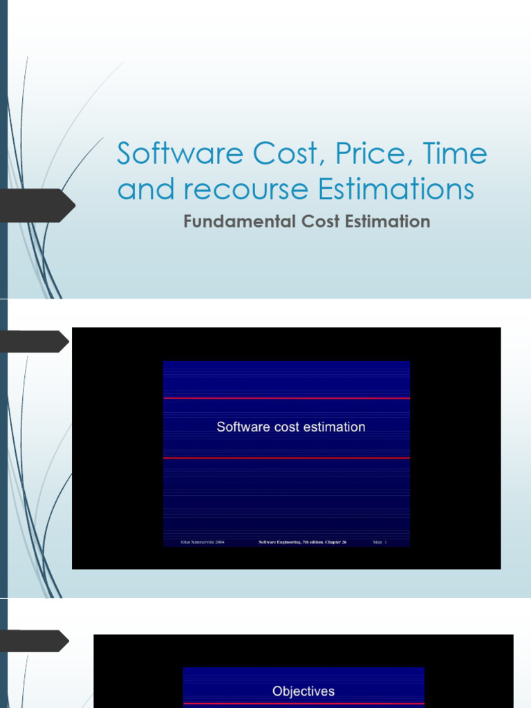 Software Cost, Price, Time and Recourse | PDF | Computers