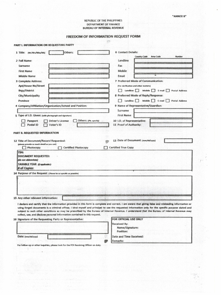FOI | PDF