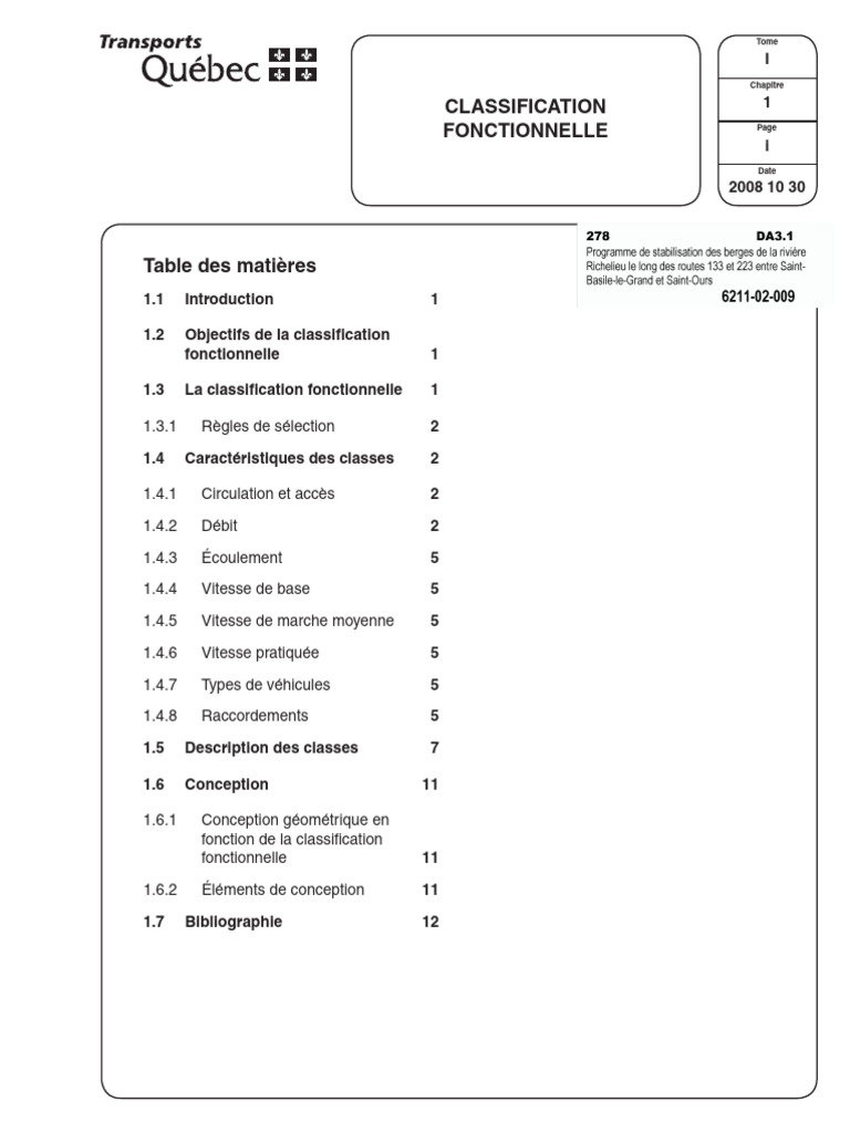 Classification fonctionnelle des routes | PDF | Autoroute | Route