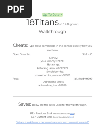 18titans Walkthrough