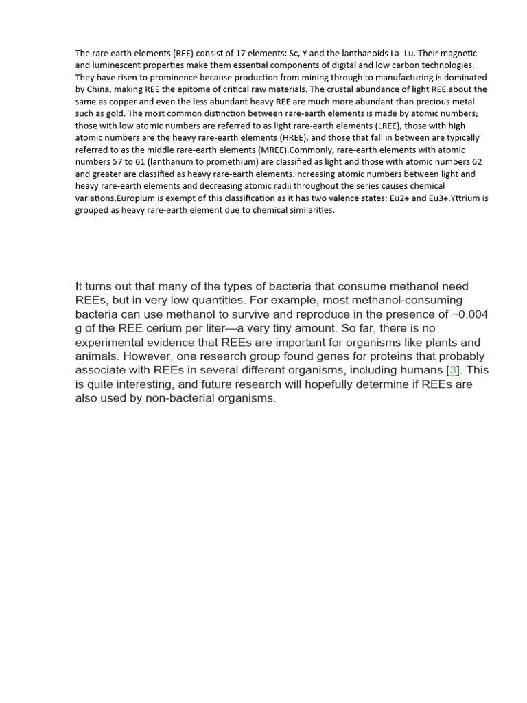 The Rare Earth Elements | PDF | Science & Mathematics | Technology ...