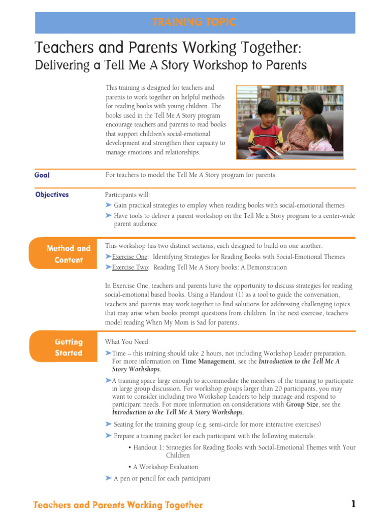 Teachers and Parents Working Together | PDF | Teachers | Feeling