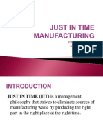 Just in Time Manufacturing